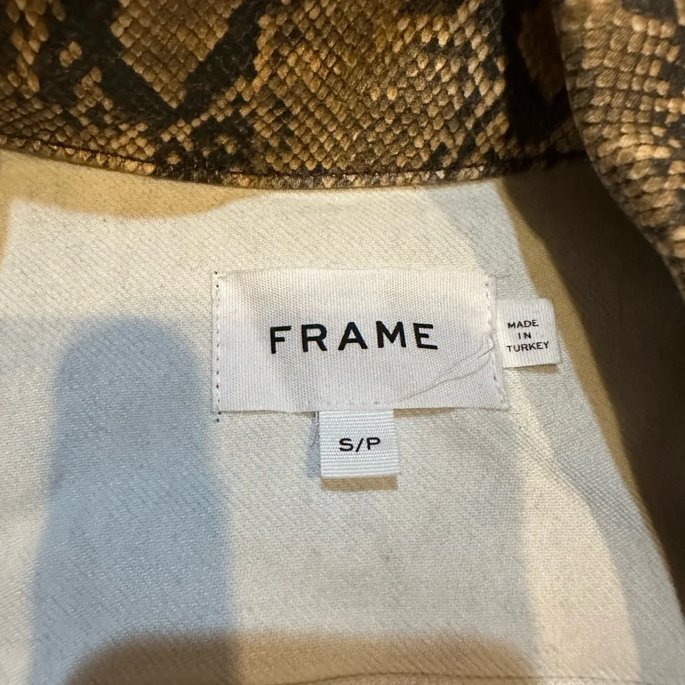 Frame python print Jean jacket - Picture 4 of 4
